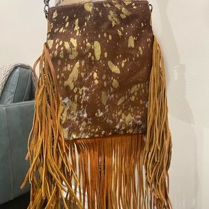 American Darling Cowhide and Leather bag